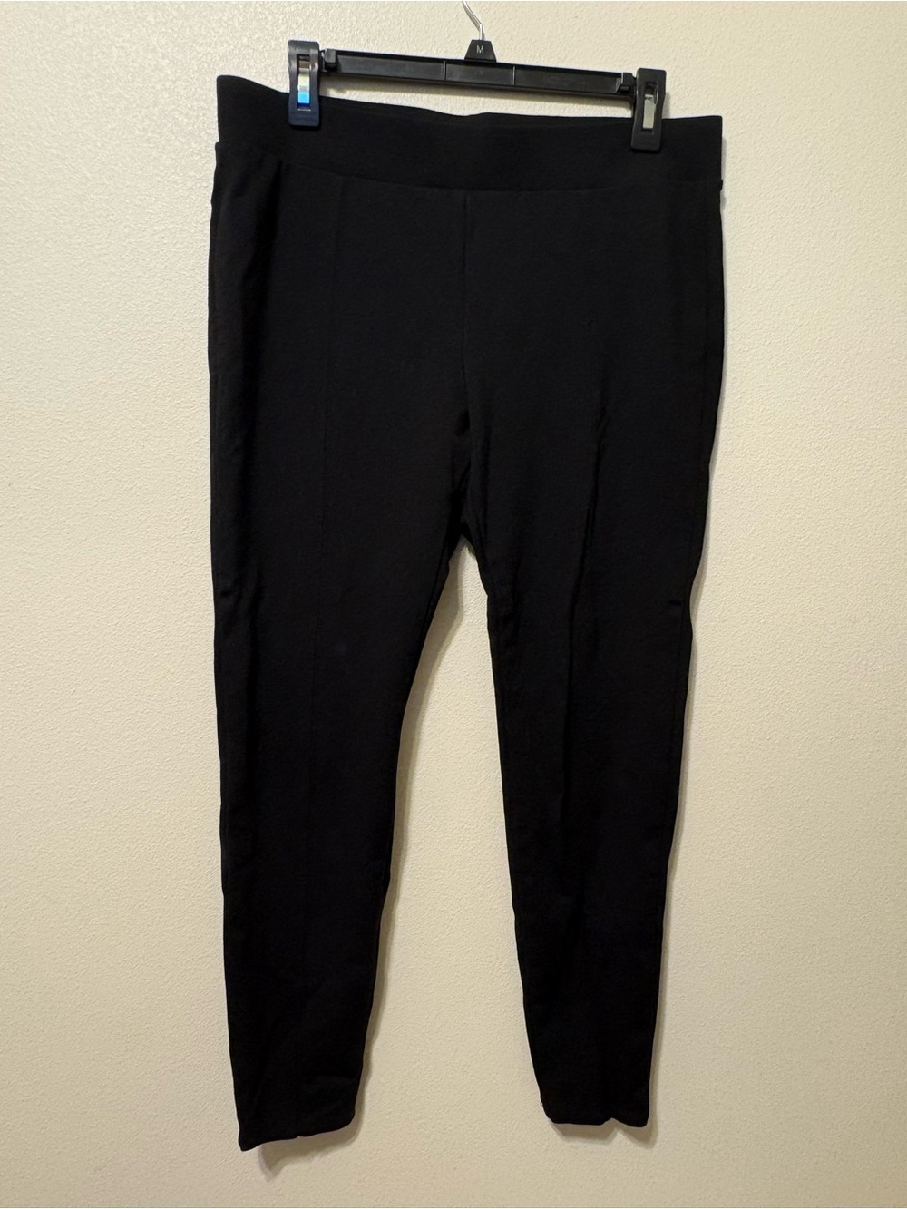 Faded Glory Black Ponte Leggings